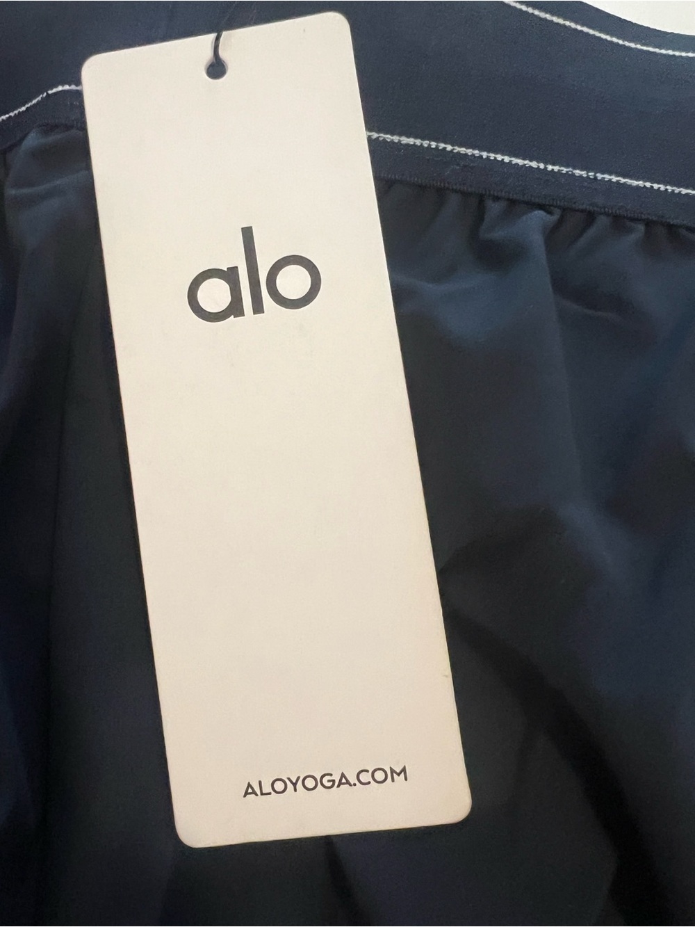 ALO Suit Up Trouser Navy blue Pants. size M. New with tags.  Original $148 - Picture 5 of 9
